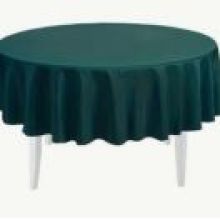 Tafelkleed rond groen voor tafel 122 cm rond