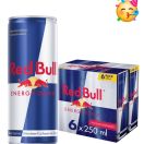 Red bull 6 blikjes 250 ml