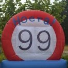 Verjaardagsbord 3 meter, alle leeftijden mogelijk