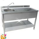 Spoelbuffet met wasbak